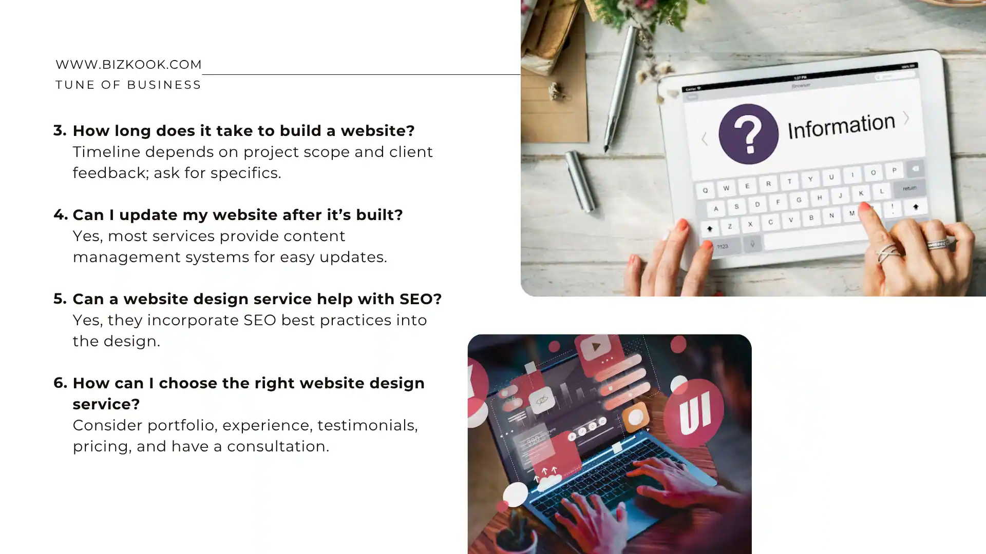 FAQs about Website Design Service2