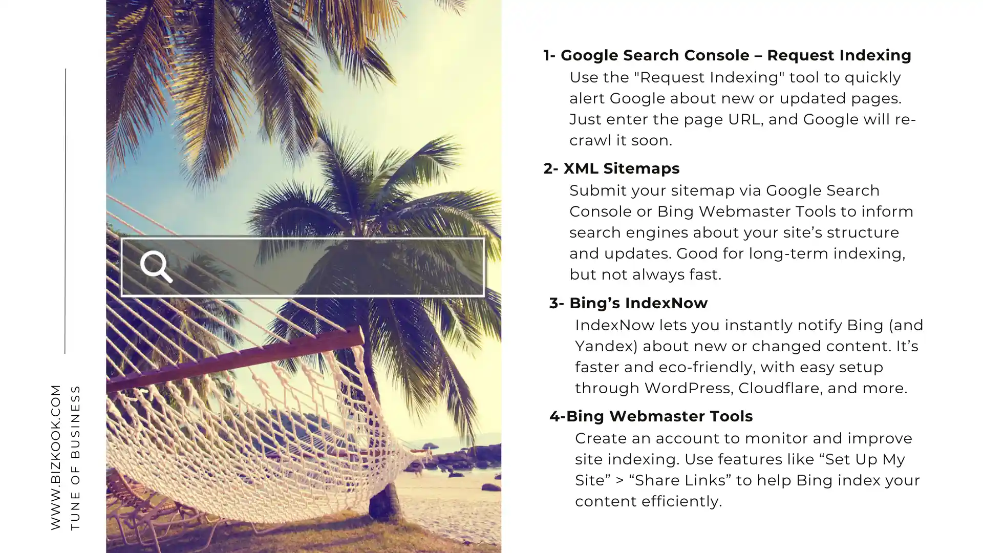 Website Indexing With Google Search Console - bing